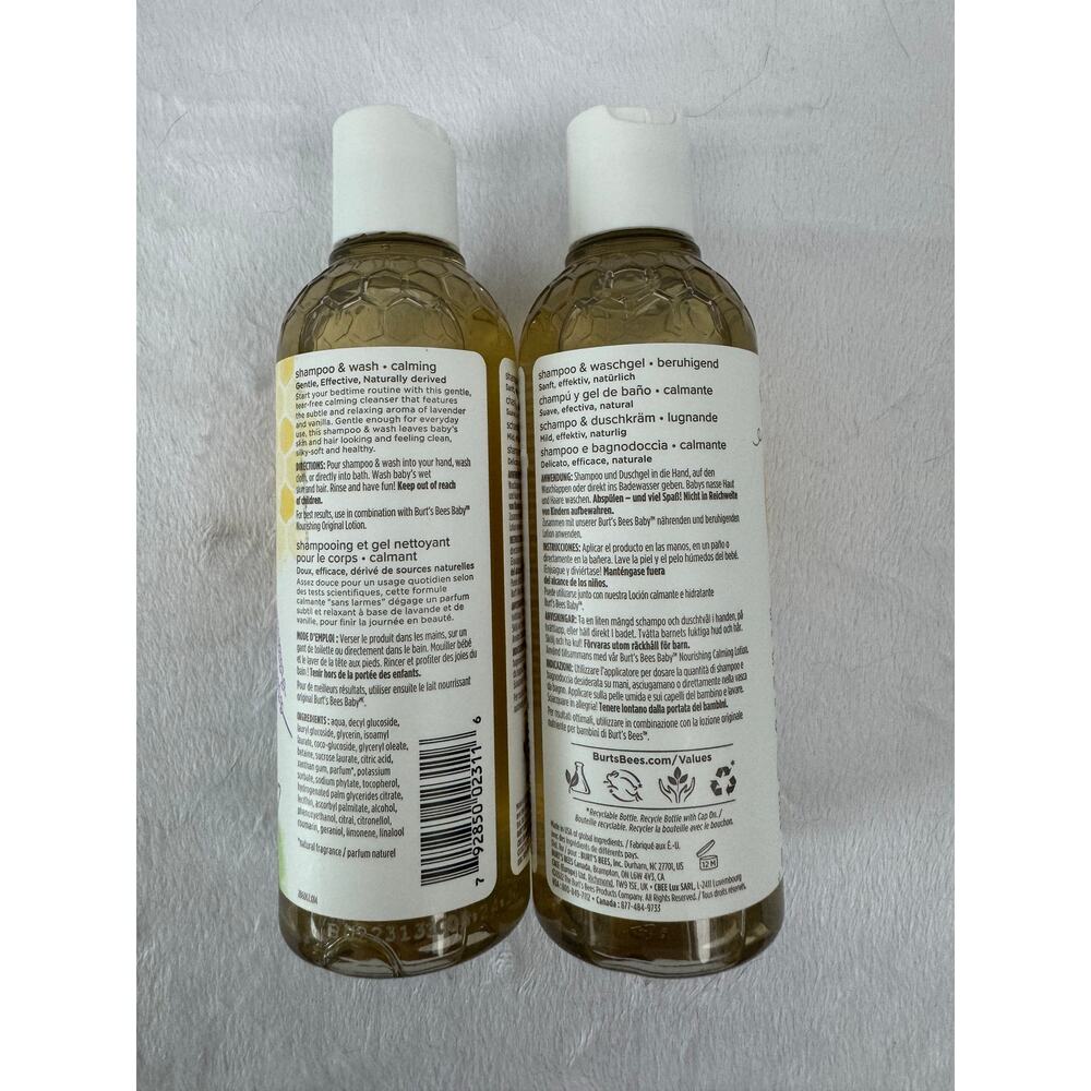 Burt's Bees Baby Shampoo and Wash Lavender Scent - Picture 3 of 3